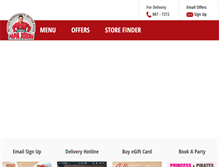 Tablet Screenshot of papajohns.com.ph
